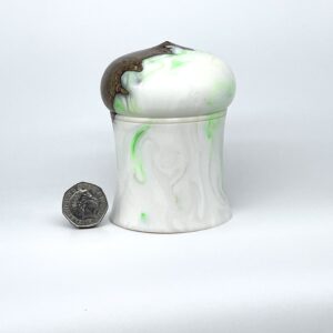 Resin and wooden trinket box