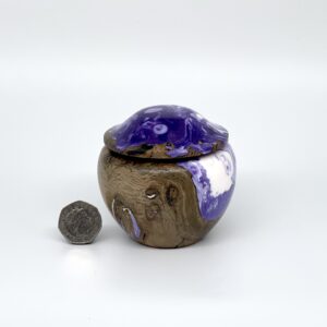 Resin and wooden trinket box