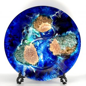 Alternative view of Resin and wood art form