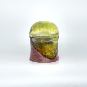 Alternative view of Resin and wooden trinket box
