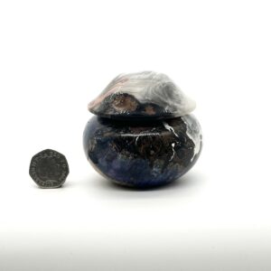 Alternative view of White and grey trinket box