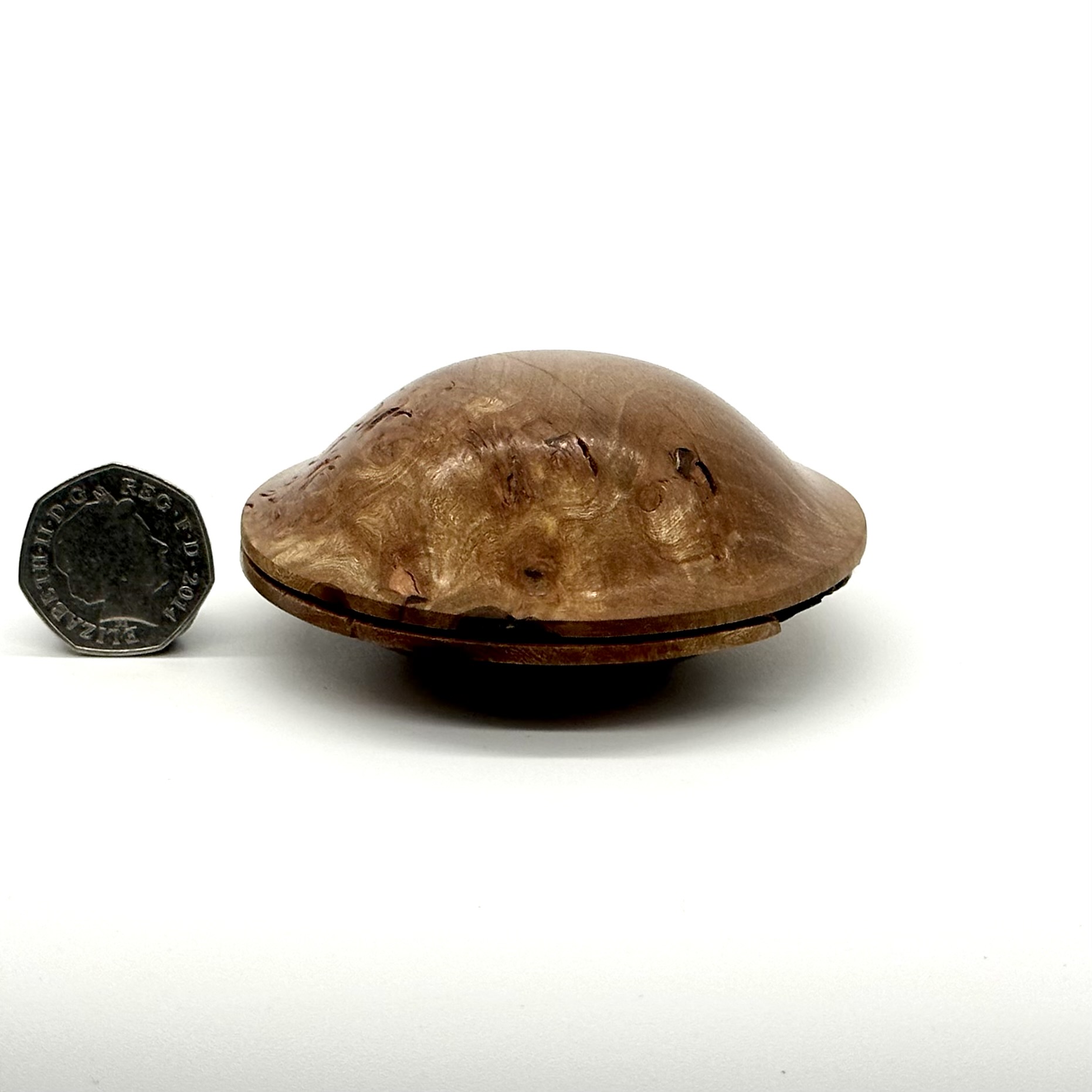 Elm burl trinket box 2