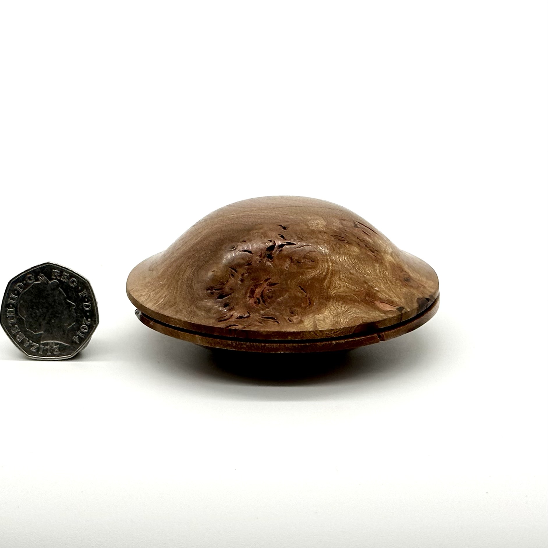 Elm burl trinket box 2 - Image 3