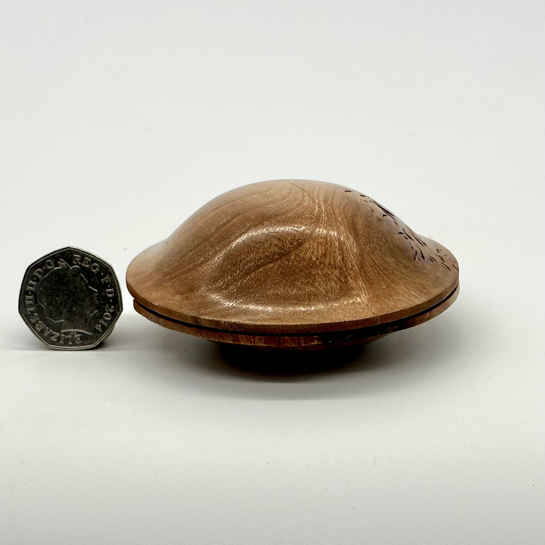 Elm burl trinket box 2 - Image 4