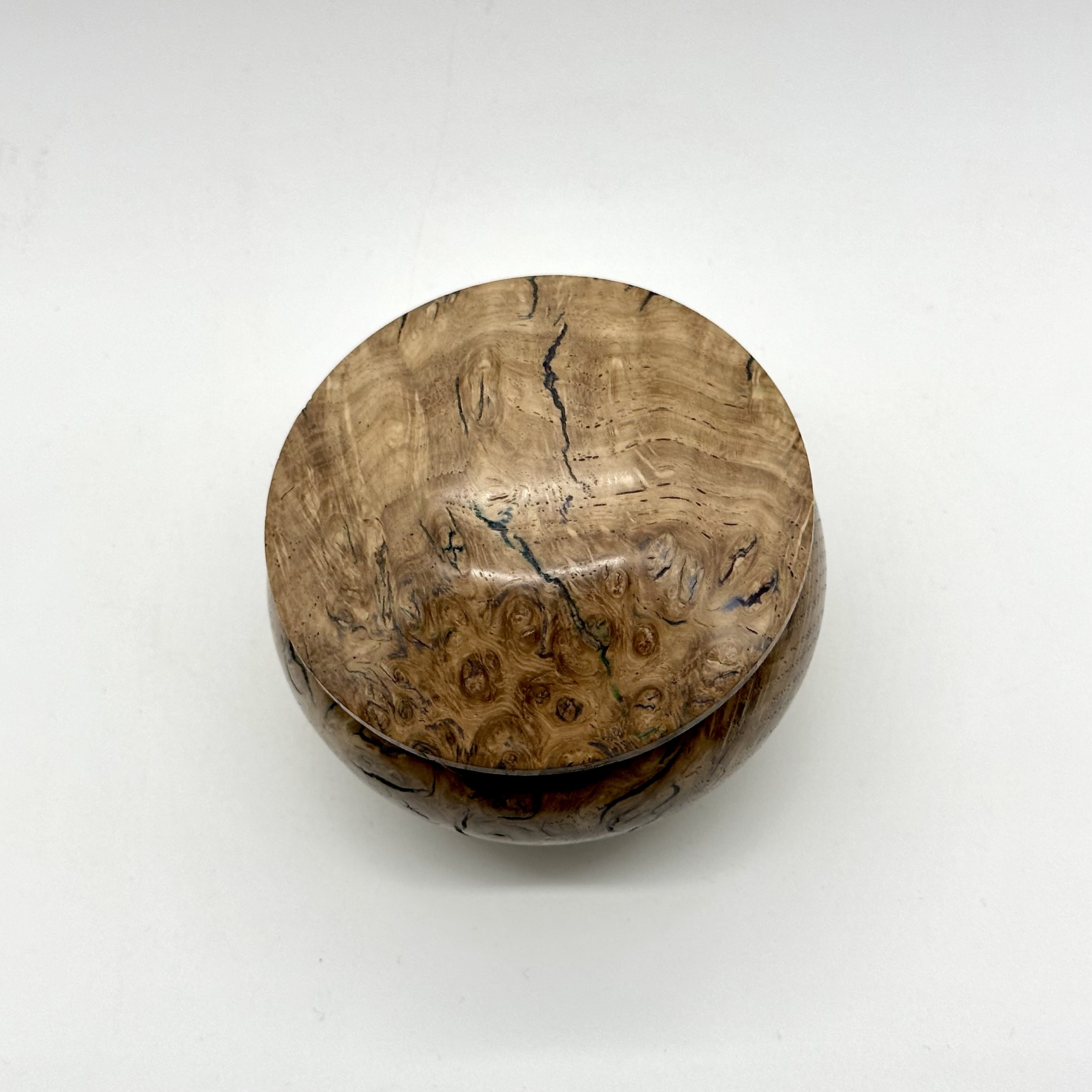 Stabilised oak burl trinket box - Image 7