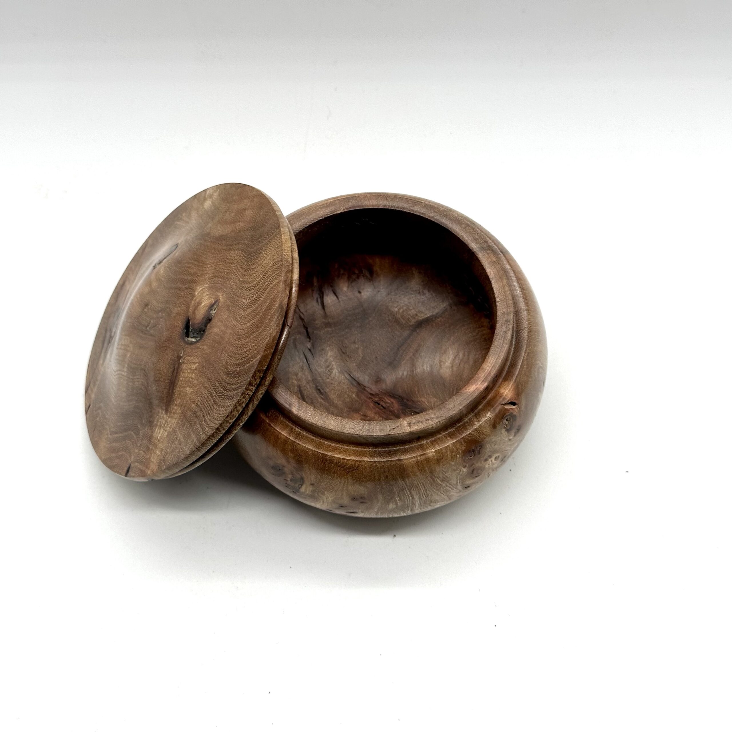 Elm burl trinket box 5 - Image 5