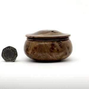 Elm burl trinket box 5