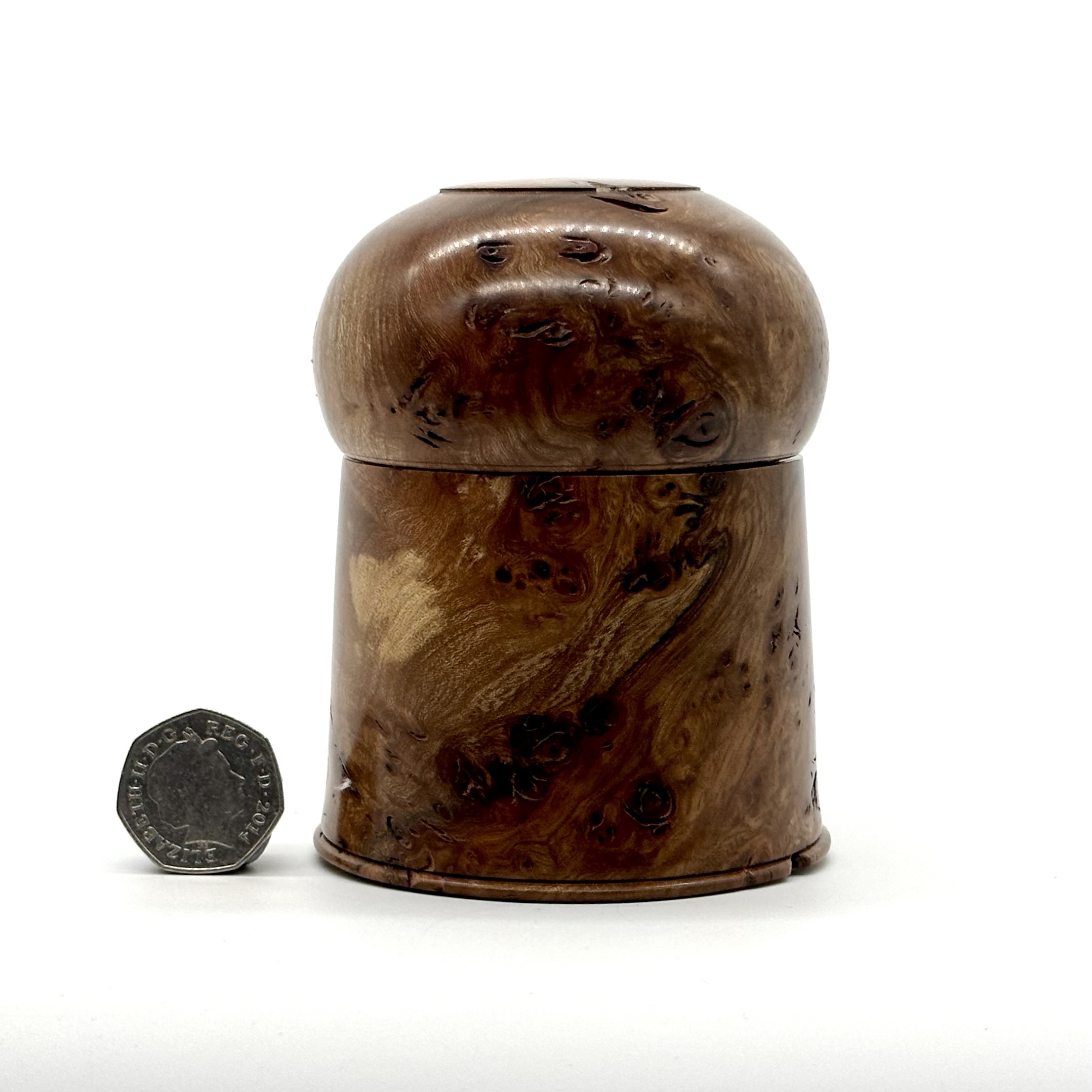 Elm burl trinket box 3 - Image 3