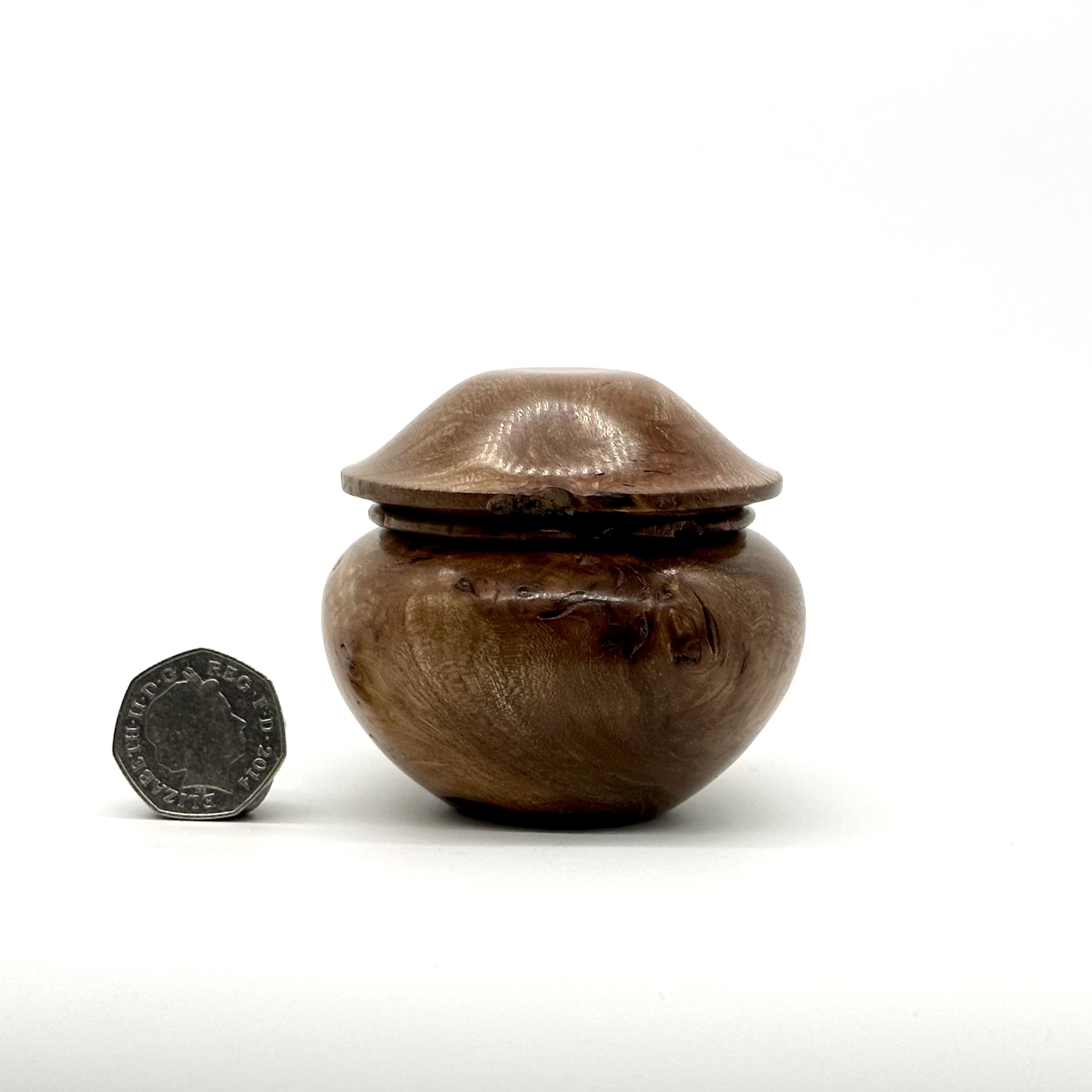 Elm burl trinket box 4 - Image 2