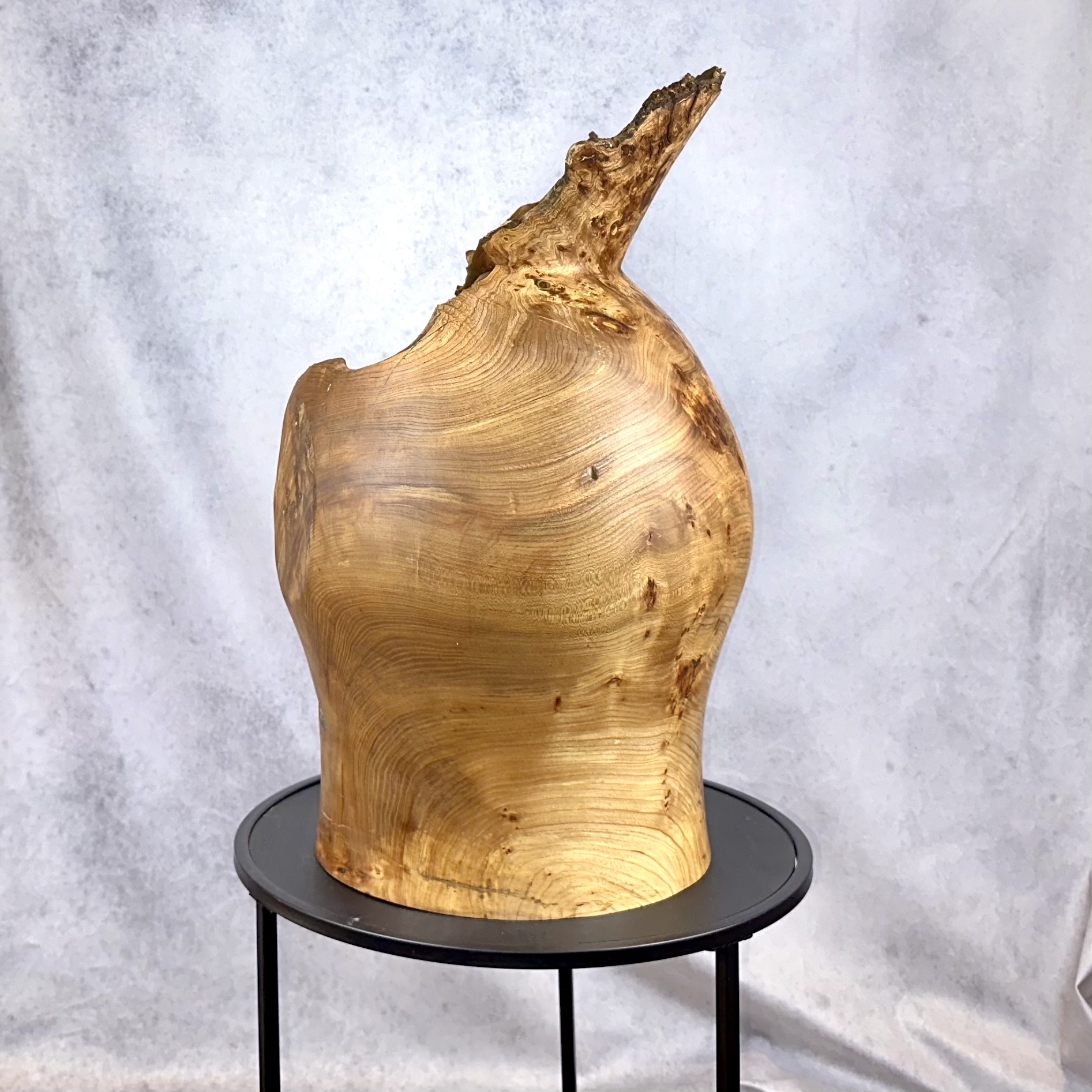 Elm Burl Saxson Vase Sculpture - Image 4